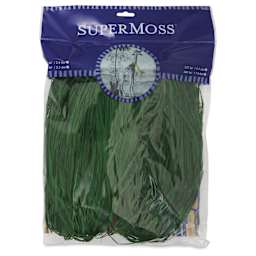 SuperMoss Raffia - Christmas Green, 4 oz - front of packaging
