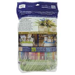 SuperMoss Raffia - Basil, 8 oz - back of packaging