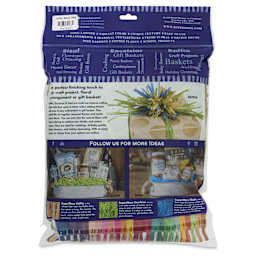 SuperMoss Raffia - Basil, 4 oz - back of packaging