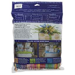 SuperMoss Raffia - Brown, 4 oz - back of packaging