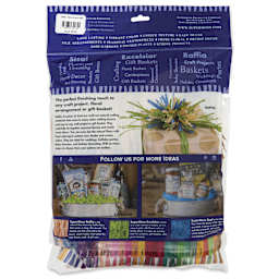 SuperMoss Raffia - Terra Cotta, 4 oz - back of packaging