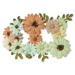 Little Birdie Fairy Garden Paper Flowers - Woodland Stories, Pkg of 5