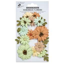 Little Birdie Fairy Garden Paper Flowers - Woodland Stories, Pkg of 5 - front of packaging