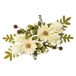 Little Birdie Fairy Rosa Paper Flowers - Amor Mio, Pkg of 2