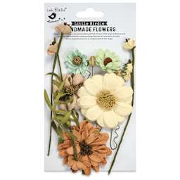 Little Birdie Heleen Paper Flowers - Woodland Stories, Pkg of 12