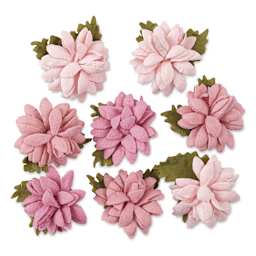 Little Birdie Julita Paper Flowers - Celebrate Life, Pkg of 8