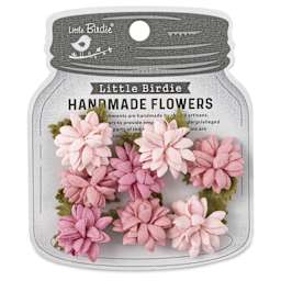 Little Birdie Julita Paper Flowers - Celebrate Life, Pkg of 8 - front of packaging