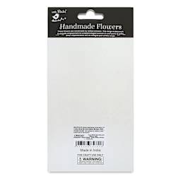 Little Birdie Renae Paper Flowers - Ivory Pearl, Pkg of 27 - back of packaging