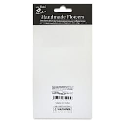 Little Birdie Renae Paper Flowers - Fairy Garden, Pkg of 27 - back of packaging