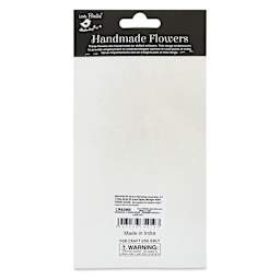 Little Birdie Renae Paper Flowers - Sunshine, Pkg of 27 - back of packaging