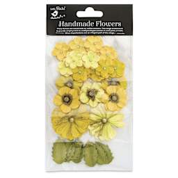 Little Birdie Renae Paper Flowers - Sunshine, Pkg of 27 - front of packaging