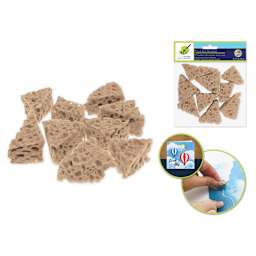 Color Factory Faux Sea Sponges - Pkg of 9, 2" x 1" sponges applying paint
