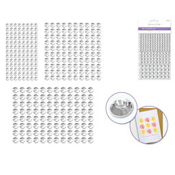 Forever In Time Self-Adhesive Gem Embellishments - Crystal contents