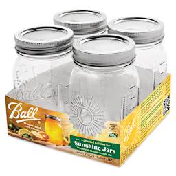 Ball Sunshine Keepsake Mason Jars - Pkg of 4