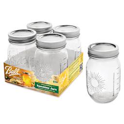 Ball Sunshine Keepsake Mason Jars - jar featuring design with package of 4