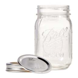 Ball Mason Jars and Lids - 16 oz, Regular Mouth