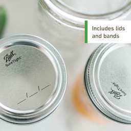 Ball Mason Jars and Lids - 16 oz, Regular Mouth, lids