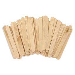 Creative Arts by Charles Leonard Craft Sticks - Pkg of 75, Jumbo, Neutral, 6" x 3/4"