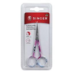 Singer Forged Embroidery Scissors, front of the packaging