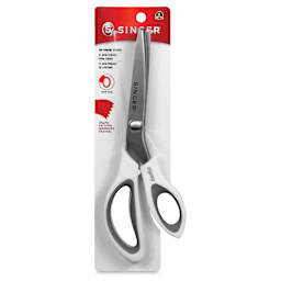 Singer Pinking Shears - White, 9" Length, front of the pack