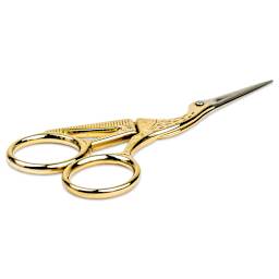 Singer Stork Embroidery Scissors - laying flat