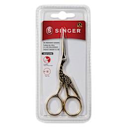 Singer Stork Embroidery Scissors - front of packaging