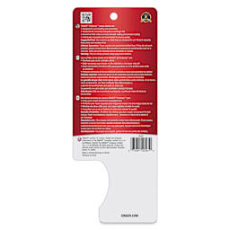 Singer ProSeries Heavy Duty Bent Scissors, back of the packaging