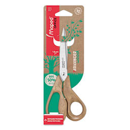 Maped Advanced Wood Handled Scissors - 7" Length, front of the packaging