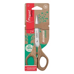 Maped Advanced Wood Handled Scissors - 6-3/4" Length, front of the packaging