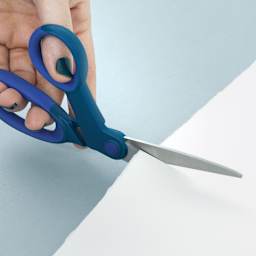 Blick Studio Soft Grip Bent Scissors - 8-1/4" - cutting paper
