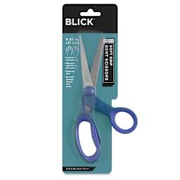 Blick Studio Soft Grip Bent Scissors - 8-1/4" - front of packaging