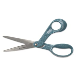 Fiskars Explore Collection Glitter Scissors - Digital Cloud, 8" - out of packaging