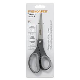 Fiskars Everyday SoftGrip Titanium Scissors - 8" front of packaging