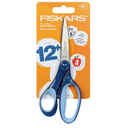 Fiskars Left-Handed SoftGrip Student Scissors - 7" - front of packaging