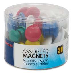 Officemate Magnetic Fasteners - Pkg of 30 container