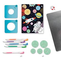 Djeco Le Grand Spirals Kit - 10 Designs (Kit contents)