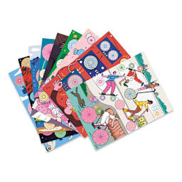 Djeco Le Grand Spirals Kit - 10 Designs (Illustrated sheets)