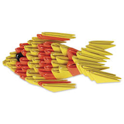Aitoh Koorigami 3D Origami Kit - Fish, front of finished kit