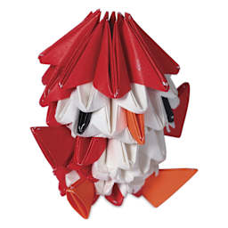 Aitoh Koorigami 3D Origami Kit - Owl, finished kit