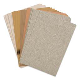 Sizzix Surfacez Opulent Cardstock - Rose Gold, Package of 50 Sheets, 8"W x 11-1/2"L, 250 gsm (Out of packaging)