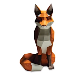 Papercraft World 3D Papercraft Model DIY Kit - Fox (Front)