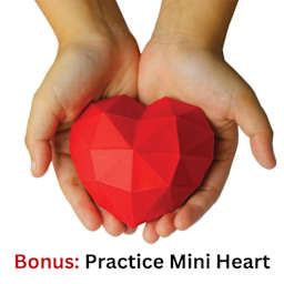 Papercraft World 3D Papercraft Model DIY Kits, bonus practice mini heart included