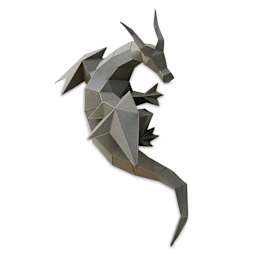 Papercraft World 3D Papercraft Wall Art DIY Kit - Dragon