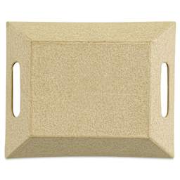 DecoPatch Paper Mache Tray - Rectangle, Small, 4-3/4" x 4" x 1", underneath