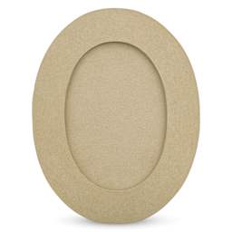 DecoPatch Paper Mache Frame - Oval, 11-7/8" x 9-1/4" x 3/8", front