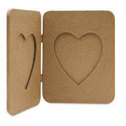Decopatch Paper Mache Photo Album Frame - 7" x 5.5" x 0.59", slightly open