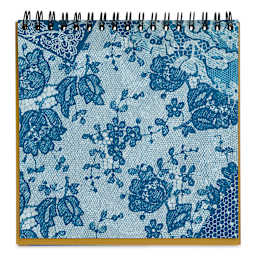 DecoPatch Paper DecoPad - Blue, 6" x 6", sample of the blue patterns