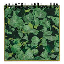 DecoPatch Paper DecoPad - Green, 6" x 6" - page example, leaves (patterns may vary)