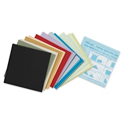 Yasutomo Pure Origami Paper - 3" x 3" Sheets, Assorted Colors, Pkg of 100 (contents)