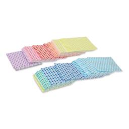 Aitoh Chiyogami Star Pattern Thousand Cranes Origami Kit (origami papers laid out)